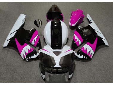 2002-2005 Pink Shark Kawasaki ZX12R Fairings