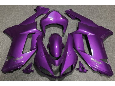 2007-2008 Gloss Purple Kawasaki ZX6R Fairings