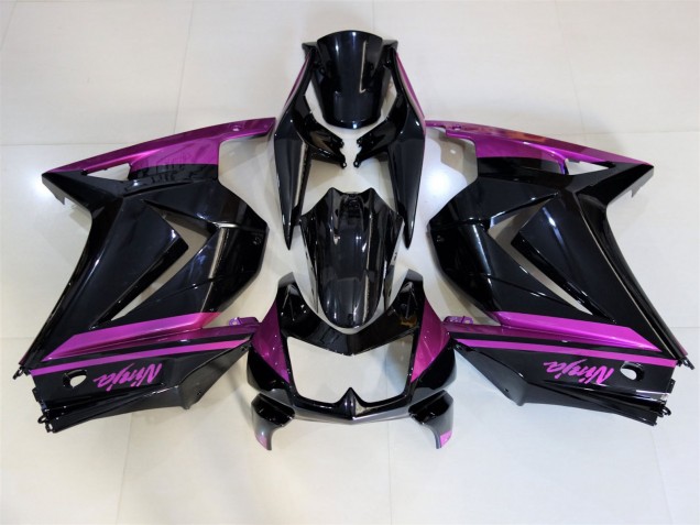 2008-2013 Gloss Black & Purple Kawasaki Ninja 250 Fairings 2008-2013 Gloss Black & Purple Kawasaki Ninja 250 Fairings
