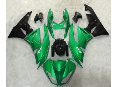 2009-2012 Vibrant Green Gloss Kawasaki ZX6R Fairings