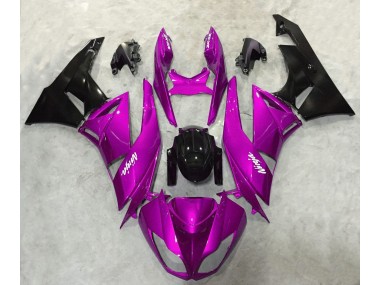 2009-2012 Vibrant Pink Gloss Kawasaki ZX6R Fairings