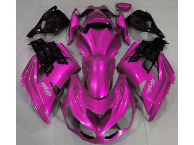 2012-2019 Hot Pink Kawasaki ZX14R Fairings