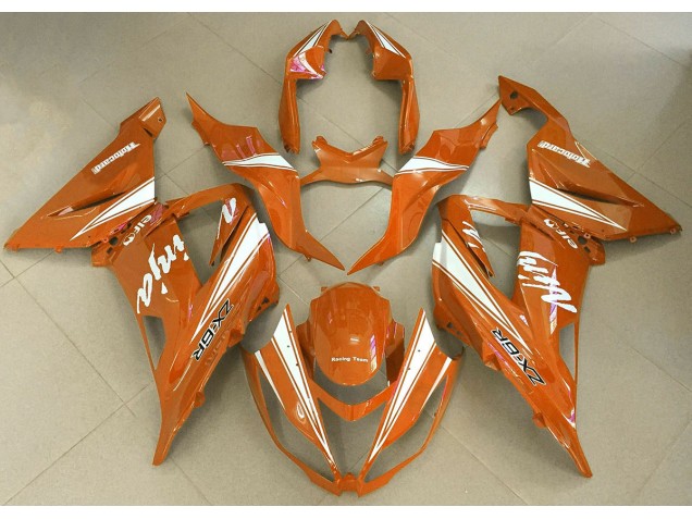 2013-2018 Orange Ninja Kawasaki ZX6R Fairings 2013-2018 Orange Ninja Kawasaki ZX6R Fairings