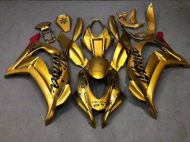 2016-2019 Gold Kawasaki ZX10R Fairings